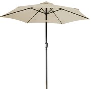 Kingsleeve® LED napernyő Miami Ø270 cm - bézs