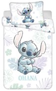 Disney Lilo és Stitch, A csillagkutya Ohana White gyerek, ovis ágyneműhuzat 100×135 cm, 40×60 cm