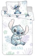 Disney Lilo és Stitch A csillagkutya ovis ágyneműhuzat Ohana White 100x135cm 40x60cm