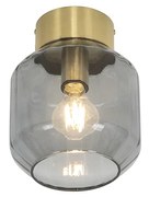 Okos mennyezeti lámpa sárgarézzel és füstüveggel, beleértve a Wifi A60-at - Stiklo