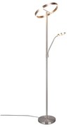 Trio Willis 449510207 állólámpa, 39W+5W LED, 2700K-3200K-4000K, 4600+550 lm