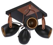 spotlámpa ANICA 4xE14/40W/230V fekete/réz