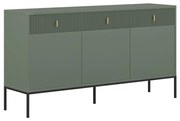 SUE komód zöld/fekete