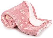 4Home Heart világító gyapjú hatású pléd, 150 x 200 cm