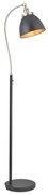 Endon 98753 - Állólámpa FRANKLIN 1xE27/10W/230V matt króm/antracit