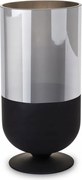Váza Ezüst Fekete 40 Üveg Kehely Matt Fényes