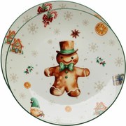 2 db porcelán desszert tányér Gingerbread 19 cm