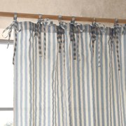 Kék fényáteresztő függöny 140x183 cm Zanzibar Stripe – Pineapple Elephant