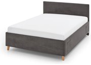 Antracitszürke ágyneműtartós gyerekágy 120x200 cm Cool – Meise Möbel