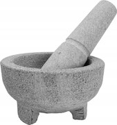 Konyhai mozsár Kő Nagy Habverővel Gránit Nagy 14 cm H 11 cm