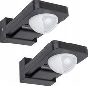 2x Falra szerelhető Pir mozgás- és alkonyérzékelő kültéri IP65 LED-hez Maclean