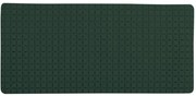 Spirella QUADRO Premium csúszásgátló fürdőkádalátét, sötétzöld, 36 x 76 cm