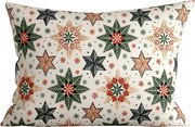 Mikroszálas párnahuzat CHRISTMAS STAR 70x90 cm, színes kivitel