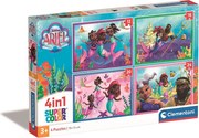 Disney Hercegnők Junior Ariel 4 az 1-ben puzzle Clementoni