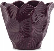 Kerámia váza lila stílusos asztalra szép