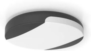 Lutec Sweep kültéri fali/mennyezeti lámpa, 23,5W LED, 3000K/4000K, 1600 lm, IP54