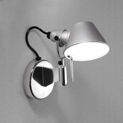 Artemide Tolomeo Micro Faretto Led 2700K, fali lámpa, kapcsoló nélkül, alumínium
