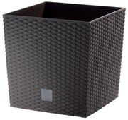 Rato Low virágtartó, sötétbarna , 17 x 17 cm, S