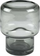 Villa Collection Hoej Üveg Virágváza 17 cm Szürke