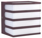 LED Kültéri fali lámpa LED/8W/230V IP65 3000K barna