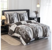 Mikroplüss ágyneműhuzat TIRSO szürke-fehér Ágyneműhuzat mérete: 70 x 90 cm | 140 x 200 cm