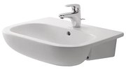 Duravit 339550000 - Süllyesztett mosdó D-CODE 55x44 cm, kerámia/fényes fehér