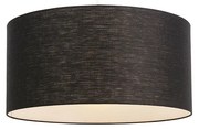 Modern függőlámpa fehér fekete árnyékolóval 50 cm - Combi 1