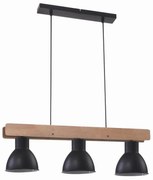 Csillár zsinóron VARIO 3xE27/60W/230V Nyírfa