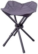 GARTHEN Kempingszék összecsukható 300D fekete