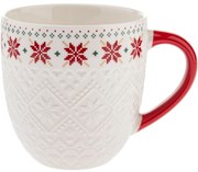 Porcelánový hrnek Pletený květ 630 ml