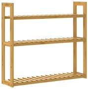 Casaria® Fali bambusz polc - 54x60x15 cm