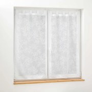 Fehér átlátszó függöny szett 2 db-os 60x120 cm Karla – douceur d'intérieur