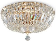 Maytoni DIA100-CL-03-G - Mennyezeti lámpa BASFOR 3xE14/60W/230V arany