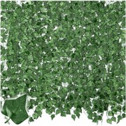 Mesterséges Borostyán Falikép Erkély Füzér Mesterséges Levelek x24 db 54 M