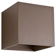 Redo 90177 - LED Kültéri fali lámpa VARY 2xLED/6W/230V 4000K IP54 barna