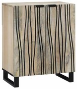 Széf Fehér 60 x 33.5 x 75 cm Tömör mangófa