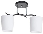 Csillár rúdon ESNYR 2xE27/40W/230V fekete/fehér