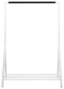 Fehér fém ruhatartó állvány Brent - Actona