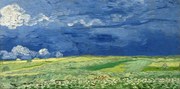 Reprodukció Wheatfield under thunderclouds (1890), Vincent van Gogh