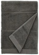 Sötétszürke frottír pamut törölköző 50x100 cm Line – Södahl