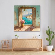 DUBLEZ | Retro kép a falra - Nyitott ablak