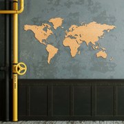 DUBLEZ | Parafa 3d világtérkép falra