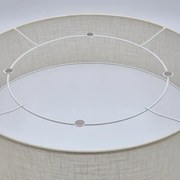 Mennyezeti lámpa SIRJA 2xE27/15W/230V átm. 45 cm krémszínű