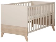 Bézs babaágy állítható magassággal 70x140 cm Sidney – Roba