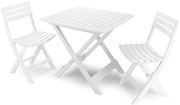 Lunel 2 Személyes Kerti bútor szett Fehér X