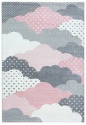 Rózsaszín-szürke gyerek szőnyeg 160x230 cm Bambi – Ayyildiz Carpets