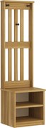 vidaXL SANDNES tömör fenyőfa előszobafa 45x40x159,5 cm