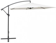 homokfehér konzolos kerti napernyő 3 m
