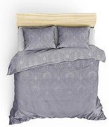 Szürke pamut ágytakaró és párnahuzat szett franciaágyra 240x260 cm Beste - Mijolnir