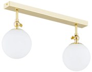 Argon 0844 - Fürdőszobai felületre szerelhető csillár LATINA 2xE14/7W/230V IP44 sárgaréz